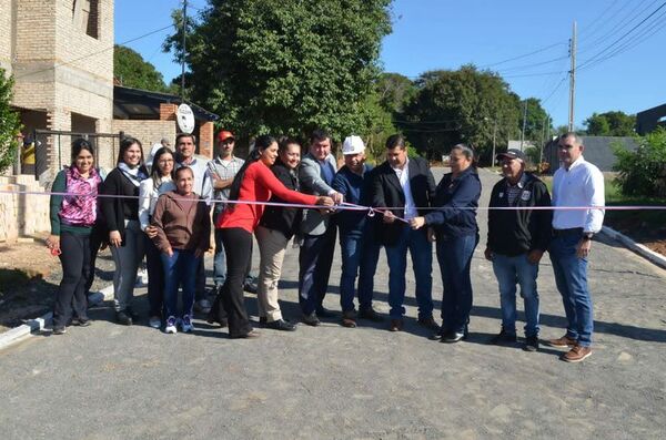 Inauguran calle empedrada en San Estanislao - Nacionales - ABC Color