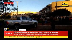Dispararon al intendente José Carlos Acevedo - ABC Noticias - ABC Color