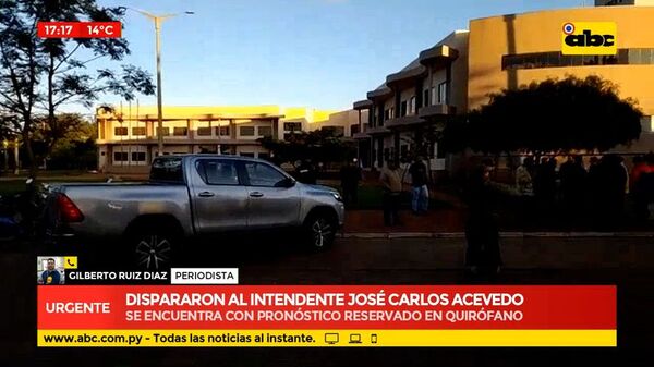 Dispararon al intendente José Carlos Acevedo - ABC Noticias - ABC Color