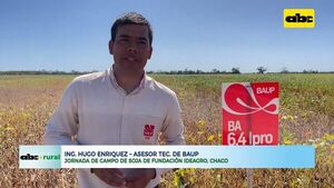 BAUP estuvo en jornada de campo de Soja de Ideagro - ABC Rural - ABC Color