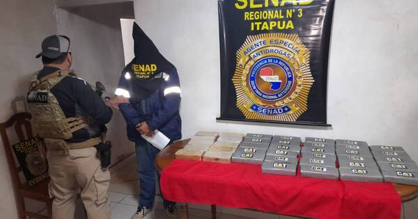 La Nación / Senad incautó más de 40 kilos de cocaína durante operativo en Cambyretã