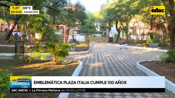 Emblemática plaza Italia cumple 100 años - ABC Noticias - ABC Color
