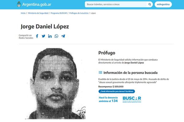 Detienen a un hombre buscado por abuso sexual en niños en Argentina - PDS RADIO