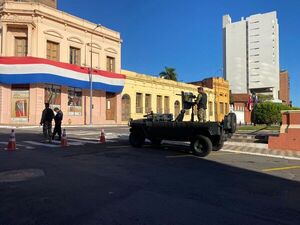 Tras atentados en PJC, refuerzan la seguridad en el Palacio de Gobierno y Congreso - Nacionales - ABC Color