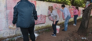 Retiran propaganda electoral extemporánea en la ciudad de San Lorenzo - .::Agencia IP::.