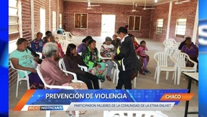 Realizan jornada de prevención de violencia en el departamento de Boquerón