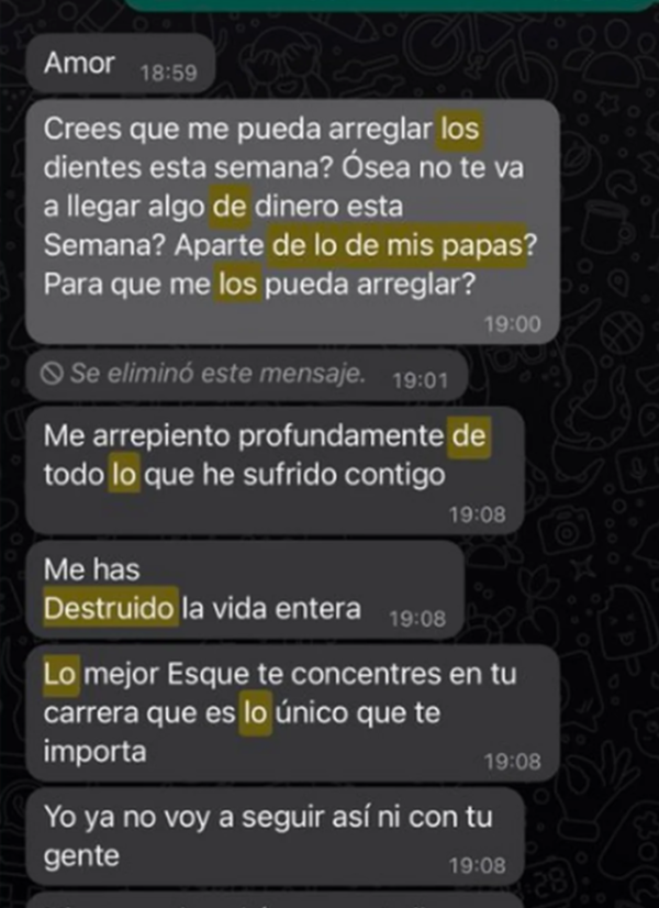 Christian Nodal estalla y filtra mensaje de Belinda pidiéndole dinero para arreglarse los dientes - SNT