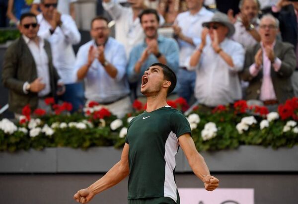 Los números de Carlos Alcaraz, dignos del ‘Big 3′ - Tenis - ABC Color