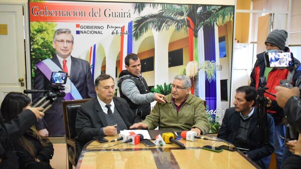 Gobernador del Guairá asegura que Mario Abdo busca su destitución
