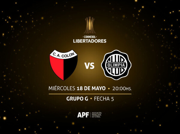 CONMEBOL Libertadores: Colón vs. Olimpia por el grupo G en Santa Fe - ADN Digital