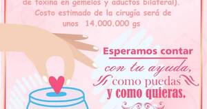 La Nación / Todos por Dannita: niña de 3 años debe someterse a una cirugía y necesita de todos