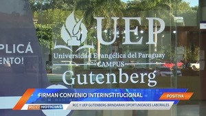 RCC y UEP firman convenio interinstitucional