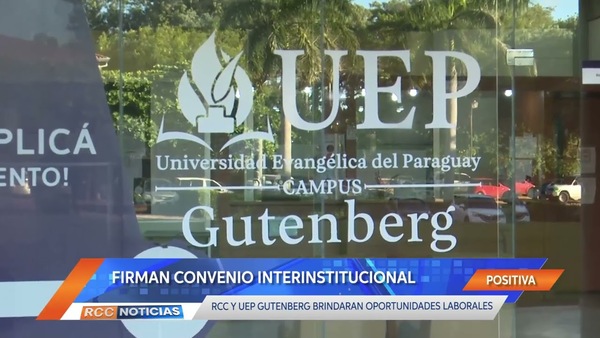 RCC y UEP firman convenio interinstitucional