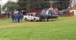 La Nación / Patrullera de la Policía acoplando un helicóptero desnuda la realidad de la institución