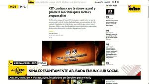 Abuso en el CIT: fiscala pide “mea culpa” a la sociedad adulta - ABC Noticias - ABC Color