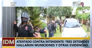 Hay tres detenidos por el atentado contra Acevedo