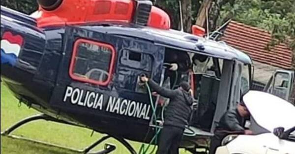 La Nación / Policía Nacional desmiente “acople” de una patrullera a un helicóptero
