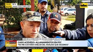 Atentado contra Acevedo: “Indicios nos dan avances significativos”, dice policía - ABC Noticias - ABC Color