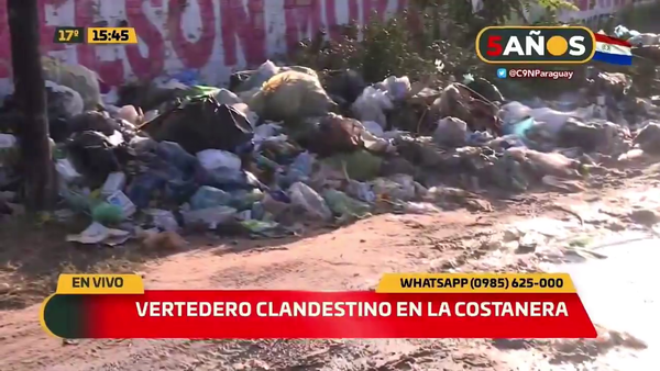 Vertedero clandestino en la Costanera - C9N