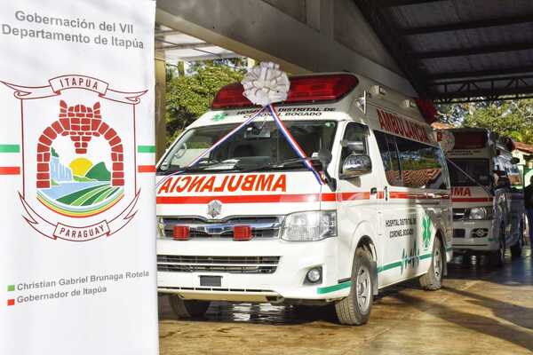 DESDE JAPÓN LLEGARON AMBULANCIAS EN DONACIÓN A BOGADO