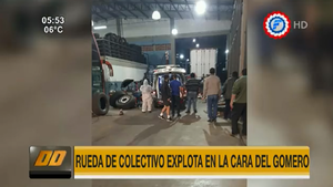 Joven murió tras explosión de una rueda en San Lorenzo