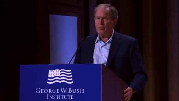 "Quiero decir... Ucrania": el lapsus de George W. Bush al condenar la invasión de Rusia "a Irak" - El Trueno