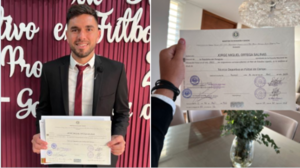 Jorge Ortega, tricampeón del fútbol paraguayo con Olimpia, se recibió de DT