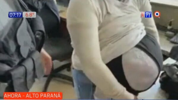 Finge embarazo y cae con 6 kilos y 170 gramos de semillas de marihuana | Noticias Paraguay