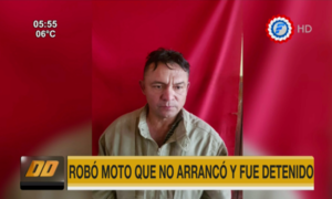 Robó moto que no le arrancó y fue detenido en San Lorenzo - PARAGUAYPE.COM
