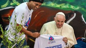 Presentan con el Papa el 'Partido por la paz'