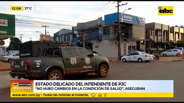 Estado delicado del intendente en PJC - ABC Noticias - ABC Color