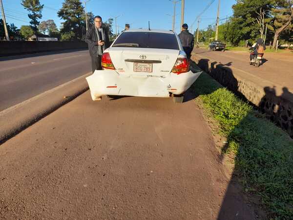 Múltiple choque sobre Ruta PY06 en el ex peaje