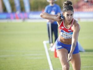 Camila Pirelli lidera el Heptatlón en el Iberoamericano de Atletismo - Polideportivo - ABC Color