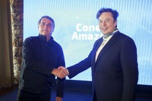 Elon Musk se reunió con Bolsonaro en Brasil para anunciar el lanzamiento de una red para conectar la Amazonía