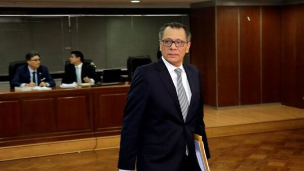 Tribunal ordena captura del exvicepresidente ecuatoriano Jorge Glas