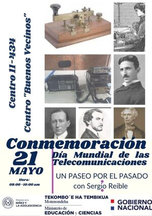 Por "Día Mundial de las Comunicaciones" harán "Un viaje al pasado" » San Lorenzo PY