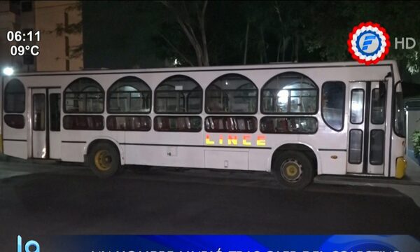 Hombre muere tras caer de un colectivo en San Lorenzo | Telefuturo