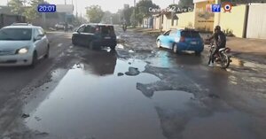 Desidia condena a la transitada avenida Brítez Borges y fastidia a conductores | Noticias Paraguay