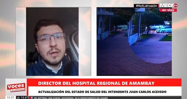 Intendente Acevedo se someterá a estudios para corroborar si existe muerte cerebral - Megacadena — Últimas Noticias de Paraguay