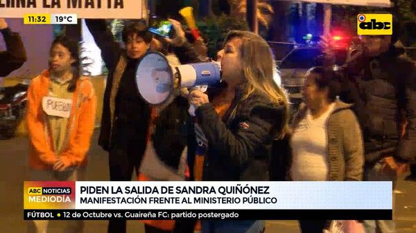 Ministerio Público: Ciudadanos Autoconvocados piden renuncia de Sandra Quiñónez - ABC Noticias - ABC Color