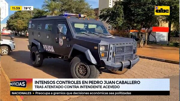 Intensos controles en PJC tras atentado contra Intendente José Carlos Acevedo - ABC Noticias - ABC Color