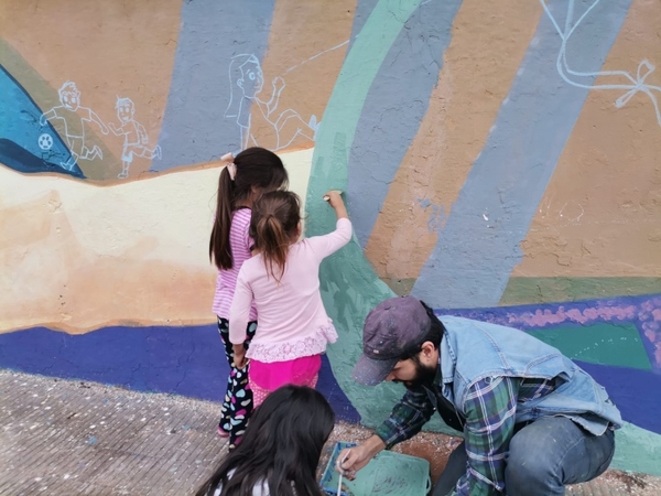 A través del arte mural buscan revitalizar el Parque Caballero - Megacadena — Últimas Noticias de Paraguay