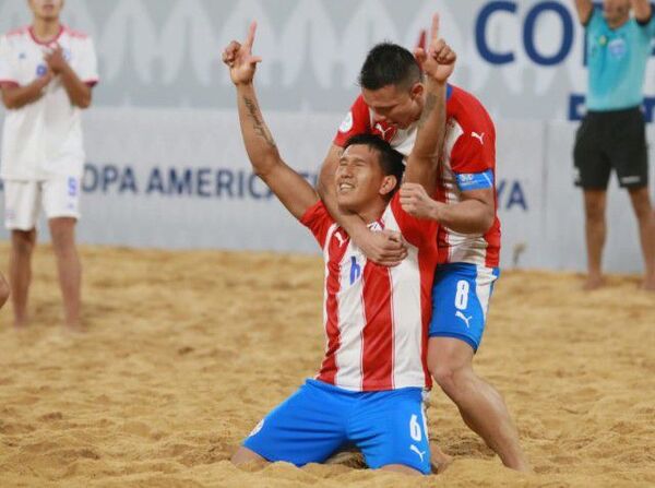 Alegría Pynandi en el debut de la Copa América de fútbol playa - Polideportivo - ABC Color
