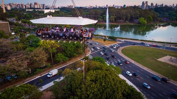 Dinner in the Sky: cenar a 50 metros de altura en São Paulo