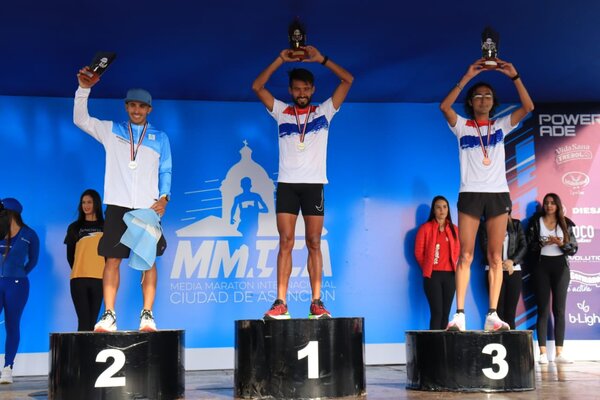 Ayala, González y Romero, al podio del Sudamericano de Maratón Asunción 2022 | 1000 Noticias