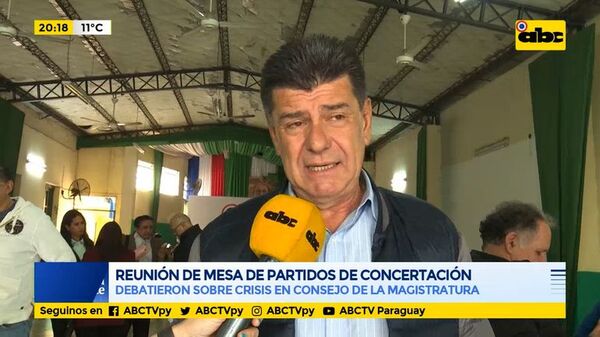 Reunión de mesa de Partidos de Concertación: Debatieron sobre crisis en Consejo de la Magistratura - ABC Noticias - ABC Color