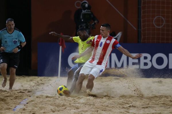 Pynandi golea a Colombia en fútbol playa  - Polideportivo - ABC Color
