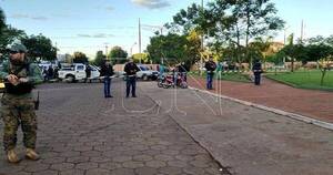La Nación / Refuerzan presencia policial en las calles de Pedro Juan Caballero