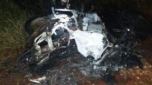 Itapúa: Trágico accidente de tránsito deja una pareja calcinada