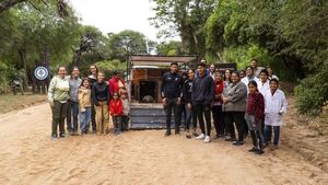 Tortugas yabotí trasladadas desde Paraguay, liberadas en Argentina